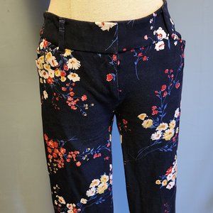 Capri floral dress pants